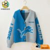Detroit Lions NFL Womens Logo Cardigan Sweater 2 Detroit Lions NFL Womens Logo Cardigan Sweater