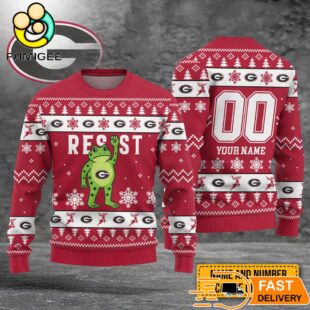 Georgia Bulldogs NCAA Resist Frog Ugly Christmas Sweater