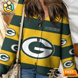 Green Bay Packers NFL Game Day Vibes Cardigan Sweater