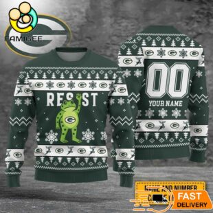 Green Bay Packers NFL Resist Frog Ugly Christmas Sweater