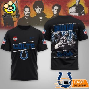 Indianapolis Colts NFL Green Day Rock Crossover Shirt