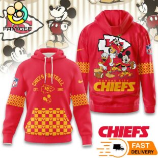 Kansas City Chiefs Football Disney's Best Friends Hoodie