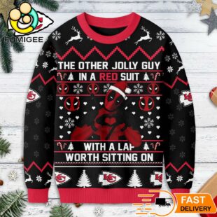 Kansas City Chiefs NFL Deadpool Ugly Christmas Sweater