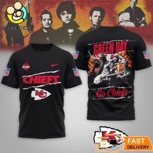 Kansas City Chiefs NFL Green Day Rock Crossover Shirt