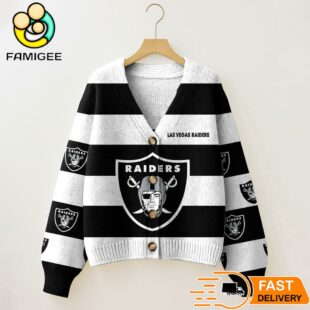 Las Vegas Raiders NFL Game Day Vibes Cardigan Sweater