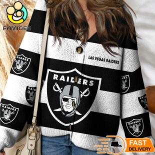 Las Vegas Raiders NFL Game Day Vibes Cardigan Sweater