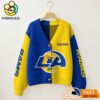 Los Angeles Rams NFL Womens Logo Cardigan Sweater 2 Los Angeles Rams NFL Womens Logo Cardigan Sweater