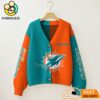 Miami Dolphins NFL Womens Logo Cardigan Sweater 2 Miami Dolphins NFL Womens Logo Cardigan Sweater