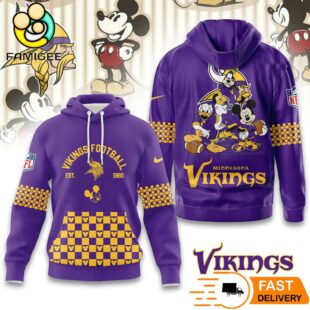 Minnesota Vikings Football Disney's Best Friends Hoodie