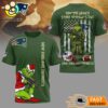 New England Patriots Grinch On Veterans Day 3D Shirt