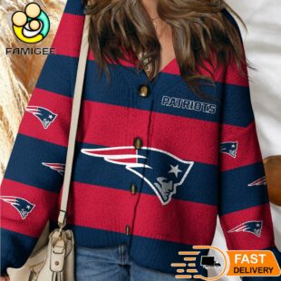 New England Patriots NFL Game Day Vibes Cardigan Sweater