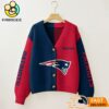 New England Patriots NFL Womens Logo Cardigan Sweater 2 New England Patriots NFL Womens Logo Cardigan Sweater