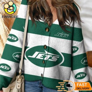 New York Jets NFL Game Day Vibes Cardigan Sweater