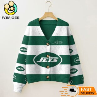 New York Jets NFL Game Day Vibes Cardigan Sweater
