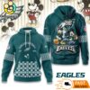 Philadelphia Eagles Football Disney's Best Friends Hoodie 1 Philadelphia Eagles Football Disney's Best Friends Hoodie
