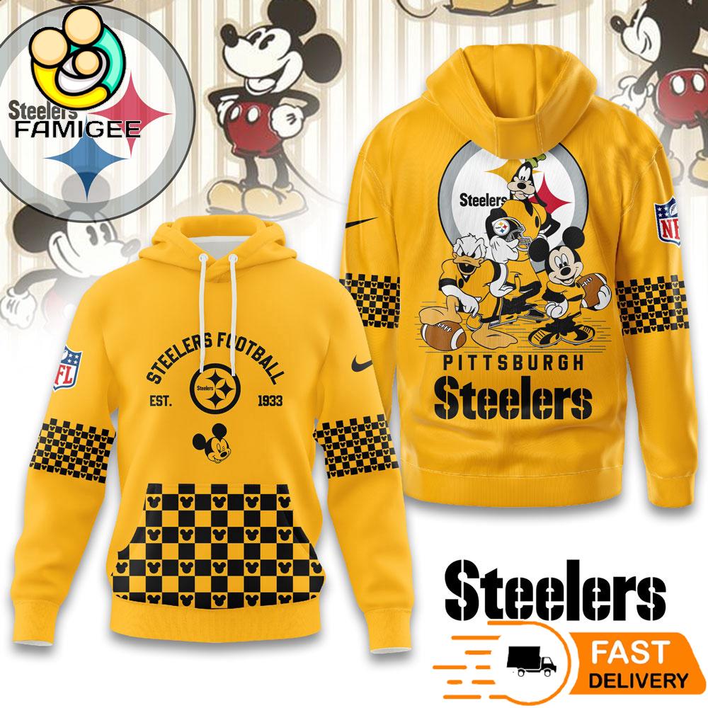 Pittsburgh Steelers Football Disney's Best Friends Hoodie Pittsburgh Steelers Football Disney's Best Friends Hoodie
