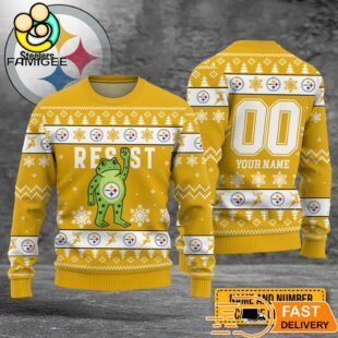 Pittsburgh Steelers NFL Resist Frog Ugly Christmas Sweater