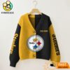 Pittsburgh Steelers NFL Womens Logo Cardigan Sweater 2 Pittsburgh Steelers NFL Womens Logo Cardigan Sweater