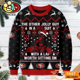 San Francisco 49ers NFL Deadpool Ugly Christmas Sweater