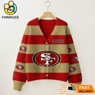 San Francisco 49ers NFL Game Day Vibes Cardigan Sweater