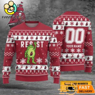 Tampa Bay Buccaneers NFL Resist Frog Ugly Christmas Sweater