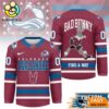 Colorado Avalanche NHL Bad Bunny Hockey Jersey 2 Colorado Avalanche NHL Bad Bunny Hockey Jersey