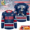 Columbus Blue Jackets NHL Bad Bunny Hockey Jersey 2 Columbus Blue Jackets NHL Bad Bunny Hockey Jersey