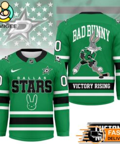 Dallas Stars NHL Bad Bunny Hockey Jersey