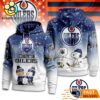 Edmonton Oilers NHL Snoopy Peanuts Christmas 3D Hoodie 2 Edmonton Oilers NHL Snoopy Peanuts Christmas 3D Hoodie