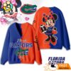 Florida Gators Minnie Inspired Bow Cartoon Custom Name Cardigan Sweater