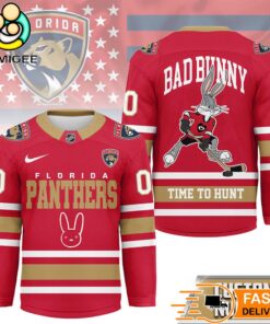 Florida Panthers NHL Bad Bunny Hockey Jersey