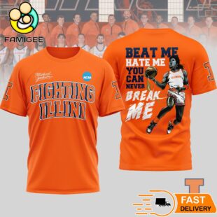 Illinois Fighting Illini Michael Jackson They Don't Care About Us 3D T-Shirt