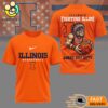 Illinois Fighting Illini NCAA Mascot Slam Shot 3D Basketball Shirt 2 Illinois Fighting Illini NCAA Mascot Slam Shot 3D Basketball Shirt