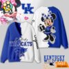 Kentucky Wildcats Minnie Inspired Bow Cartoon Custom Name Cardigan Sweater