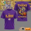 LSU Tigers NCAA Mascot Slam Shot 3D Basketball Shirt