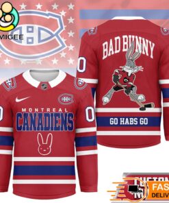 Montreal Canadiens NHL Bad Bunny Hockey Jersey