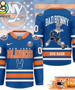 New York Islanders NHL Bad Bunny Hockey Jersey
