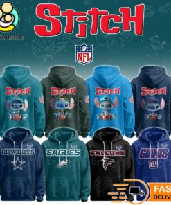 Stitch & Lilo All Team NFL 3D Hoodie New 2025 Limited Game Day Fan Edition