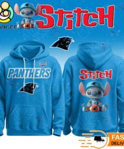 Stitch & Lilo Carolina Panthers 3D Hoodie New 2025 Limited Game Day Fan Edition