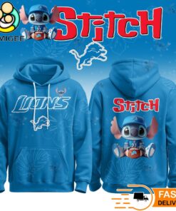 Stitch & Lilo Detroit Lions 3D Hoodie New 2025 Limited Game Day Fan Edition