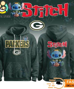 Stitch & Lilo Green Bay Packers 3D Hoodie New 2025 Limited Game Day Fan Edition