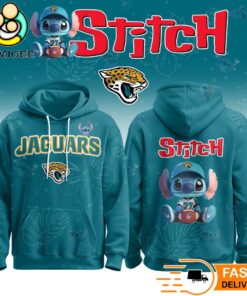 Stitch & Lilo Jacksonville Jaguars 3D Hoodie New 2025 Limited Game Day Fan Edition