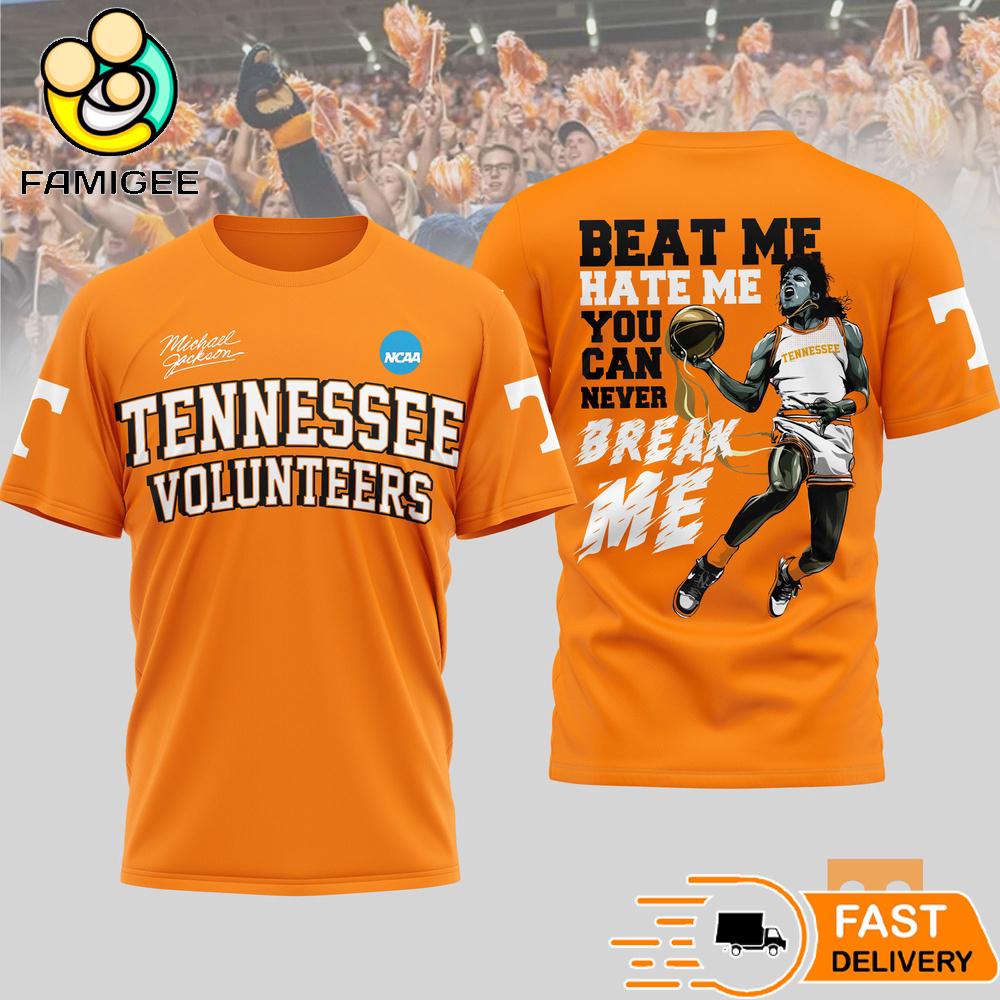 Tennessee Volunteers Michael Jackson They Don't Care About Us 3D T-Shirt 1 Tennessee Volunteers Michael Jackson They Don't Care About Us 3D T-Shirt