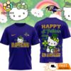 Baltimore Ravens Hello Kitty St Patrick Day Limited Edition T-Shirt