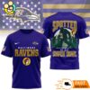 Baltimore Ravens NFL Bigfoot At The Super Bowl 3D T-Shirt