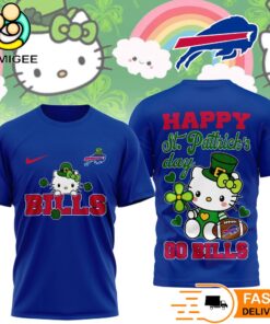 Buffalo Bills Hello Kitty St Patrick Day Limited Edition T-Shirt