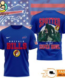 Buffalo Bills NFL Bigfoot At The Super Bowl 3D T-Shirt