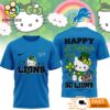 Detroit Lions Hello Kitty St Patrick Day Limited Edition T-Shirt