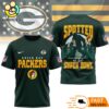 Green Bay Packers NFL Bigfoot At The Super Bowl 3D T-Shirt