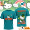 Miami Dolphins Hello Kitty St Patrick Day Limited Edition T-Shirt